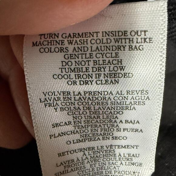 Rails Marnie Black Linen Blend Pants 8 High Waist Pleats Straight Quiet Luxury - Picture 8 of 11